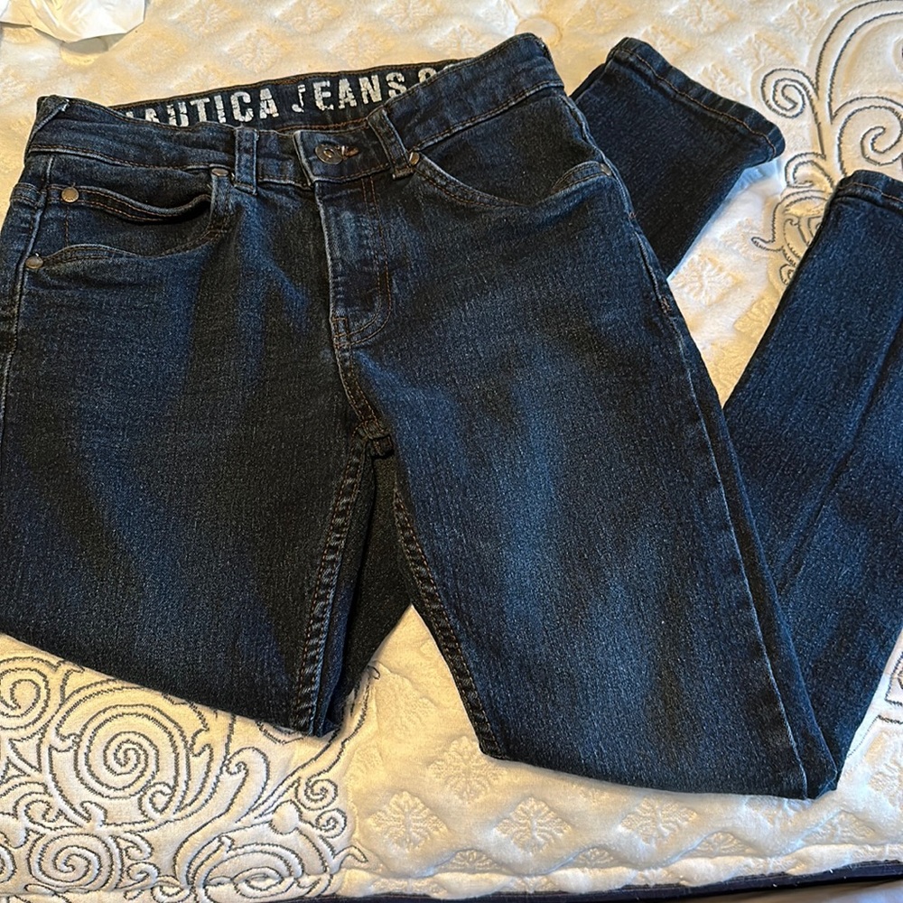 Nautica Girls jeans - size 10 dark blue wash I’m excellent condition